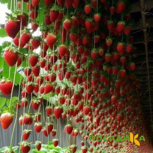 Клубника ампельная Анастасия купить по цене от 370р. в интернет-магазине «Посадика» с доставкой почтой в в Нурлате и по всей России – [изображение №1].