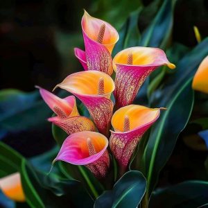 Калла Оникс купить по цене от 450р. в интернет-магазине «Посадика» с доставкой почтой в в Нурлате и по всей России – [изображение №1].
